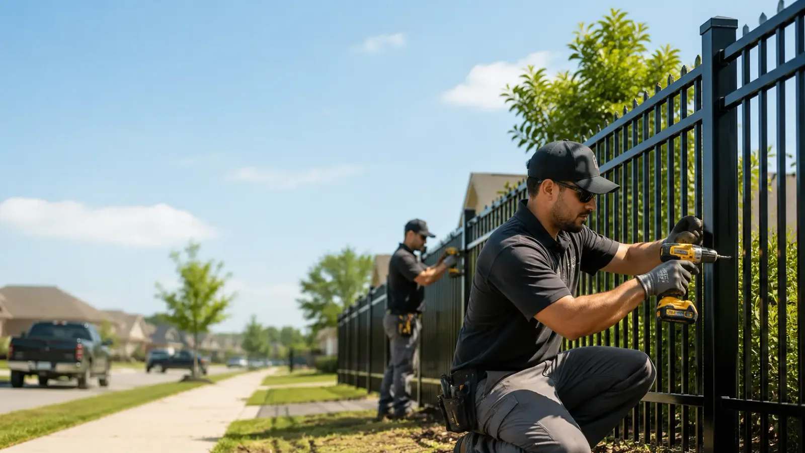 Metal Fence Installation in Hughes, AR